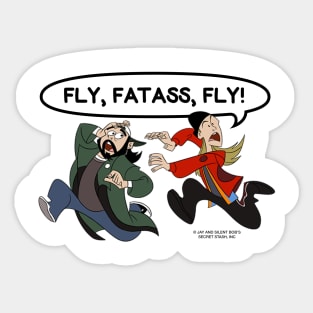 Fly, Fatass, Fly Sticker